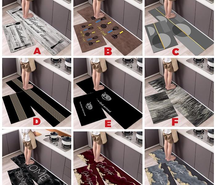 WATERPROOF AND OIL PROOF Kitchen Anti-slip mats image