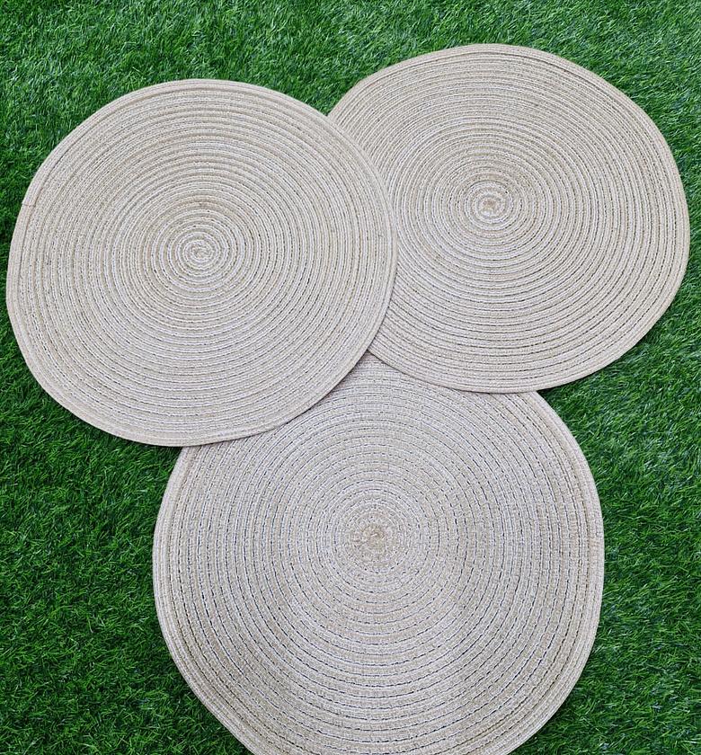 Wooven table top decor-6pcs image