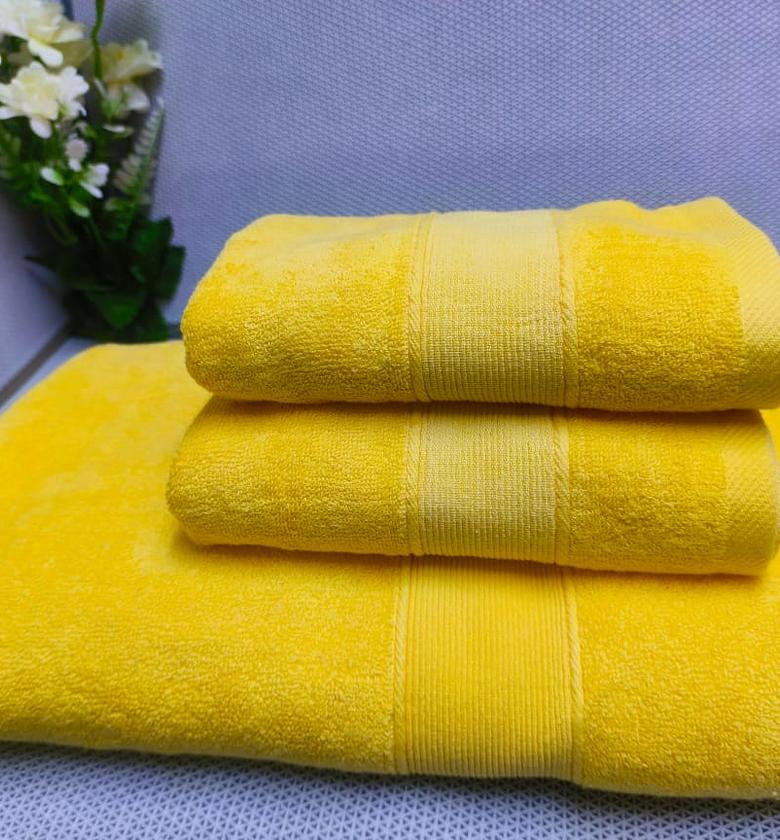 Cotton medium Towels  🔊70cm by 140cm with matching   Hand towels  🔊35cm by 75cm       image