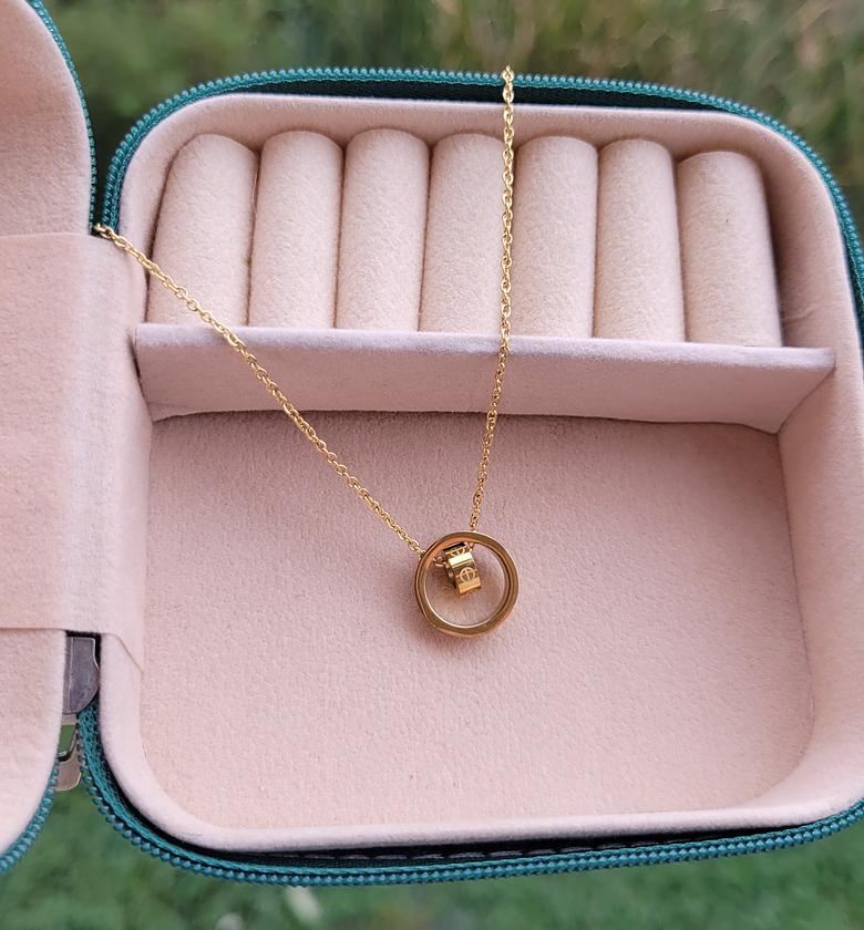 Ring rosegold necklace  image