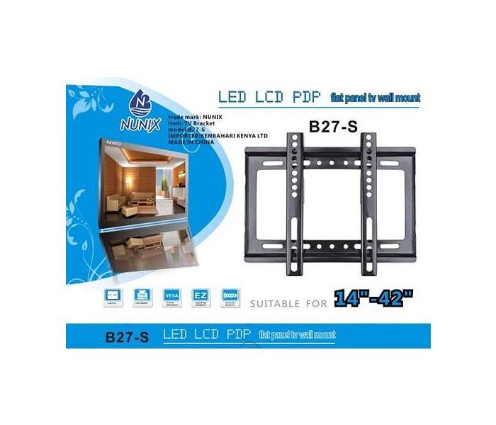 Nunix TV Wall Bracket / MOUNT 14″ – 42″ TV – Black image