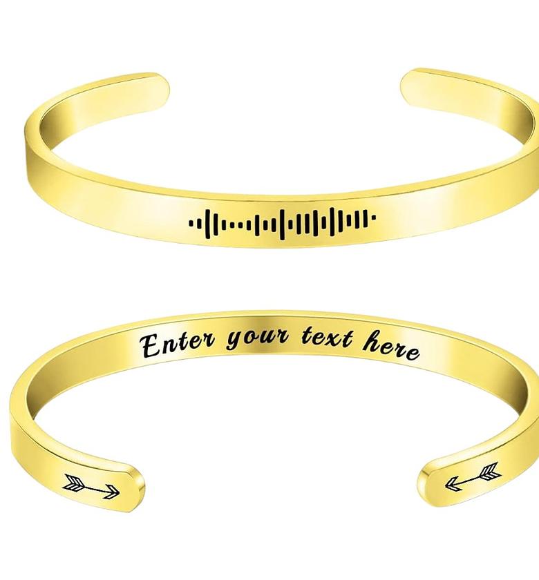 Spotify Bracelet  (Engraved Both sides) image