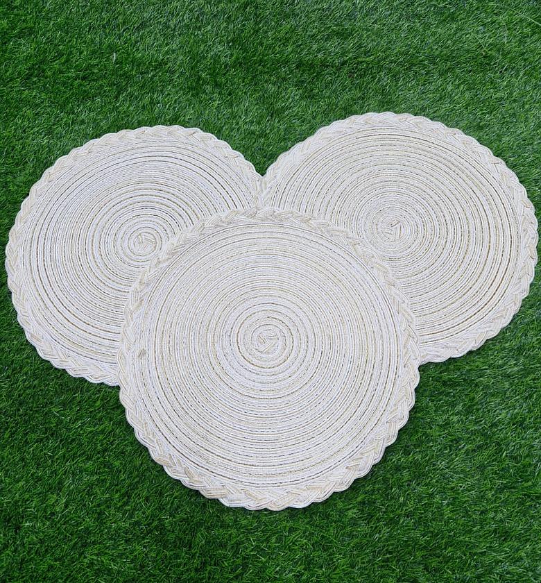 Wooven table top decor-6pcs image