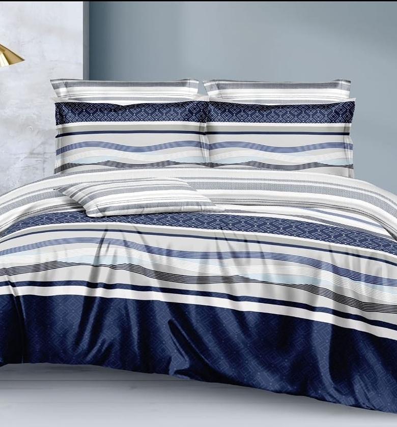 Cotton duvet one sheet two pillowcases image