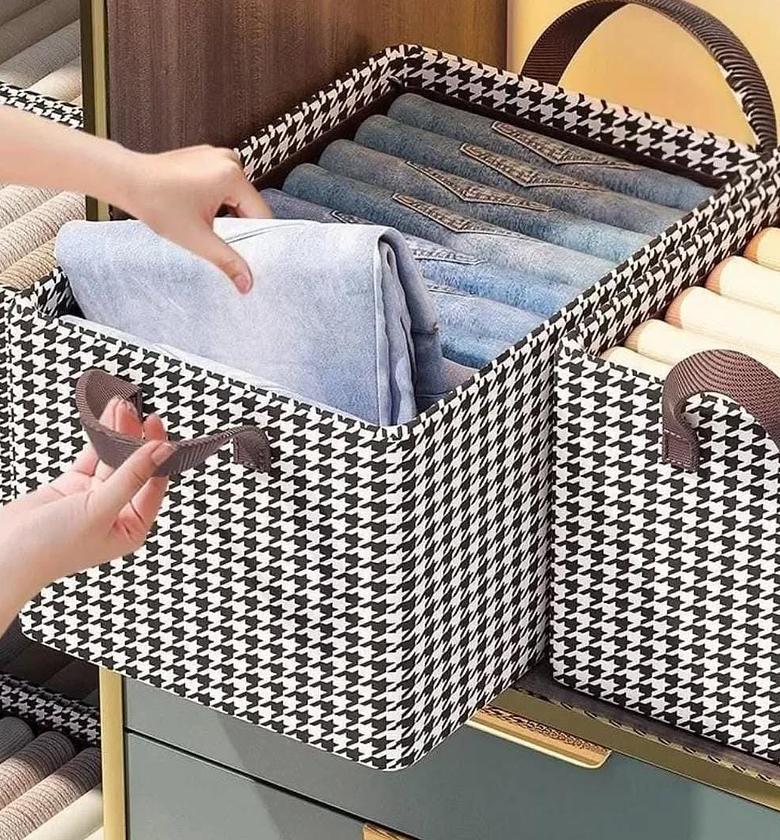 Fabric Storage Box portable wardrobe layered storage box image