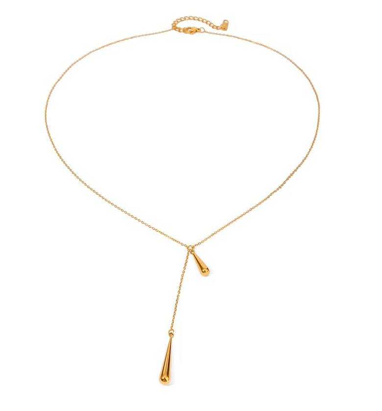  Hypoallergenic Necklace 18k Gold coated image