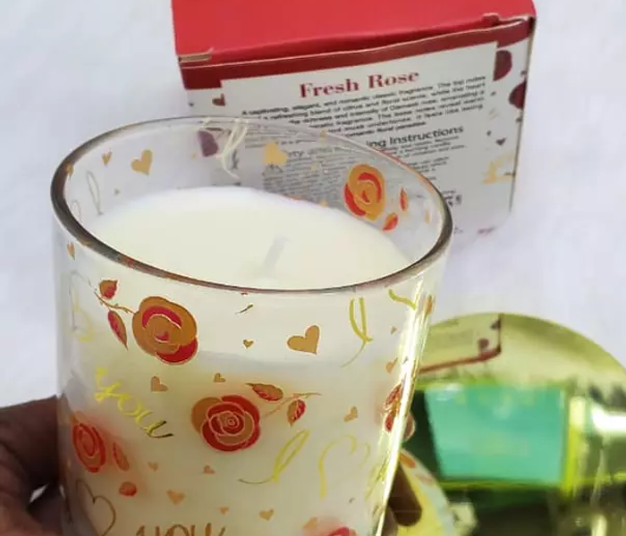 Decorative scented light candles image