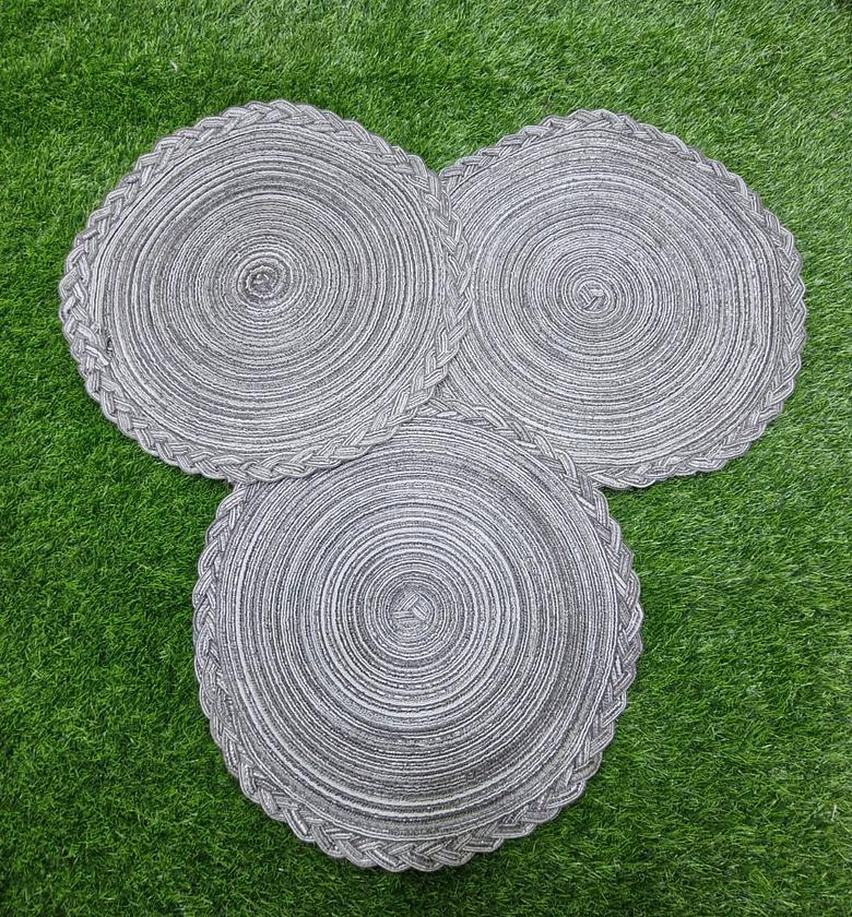 Wooven table top decor-6pcs image