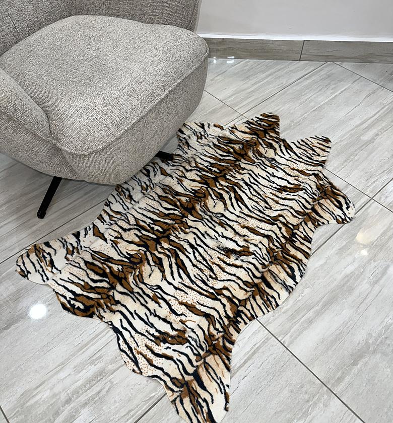 Acrylic tiger print rug image