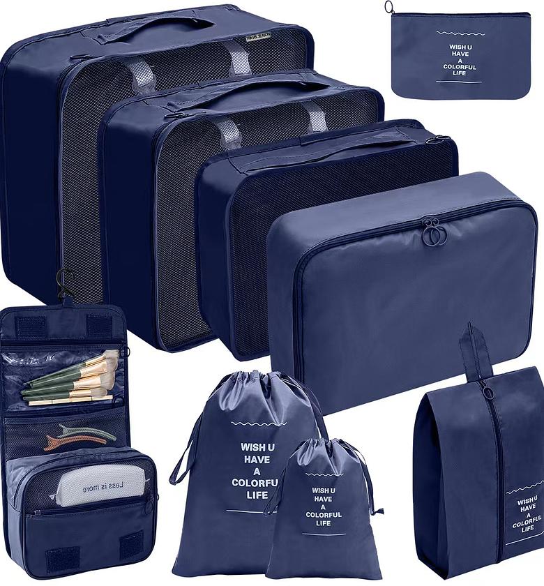 9pcs Luggage Travel Organizers For Suitcase  image