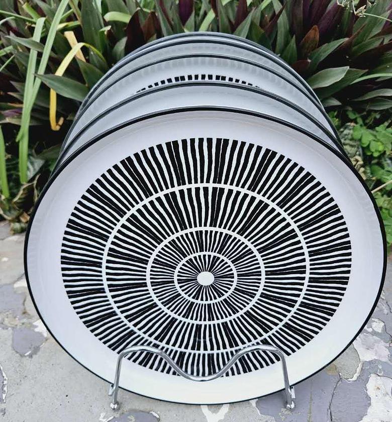 Ceramic dinner plates 6pcs image