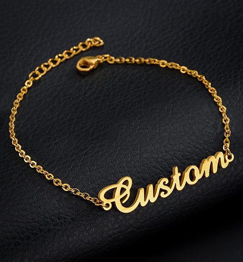 Custom Name Bracelet (Adjustable) image