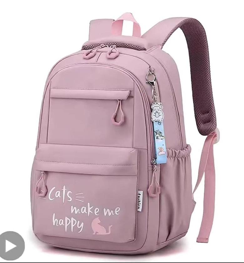 Cute large capacity girls backpack. image