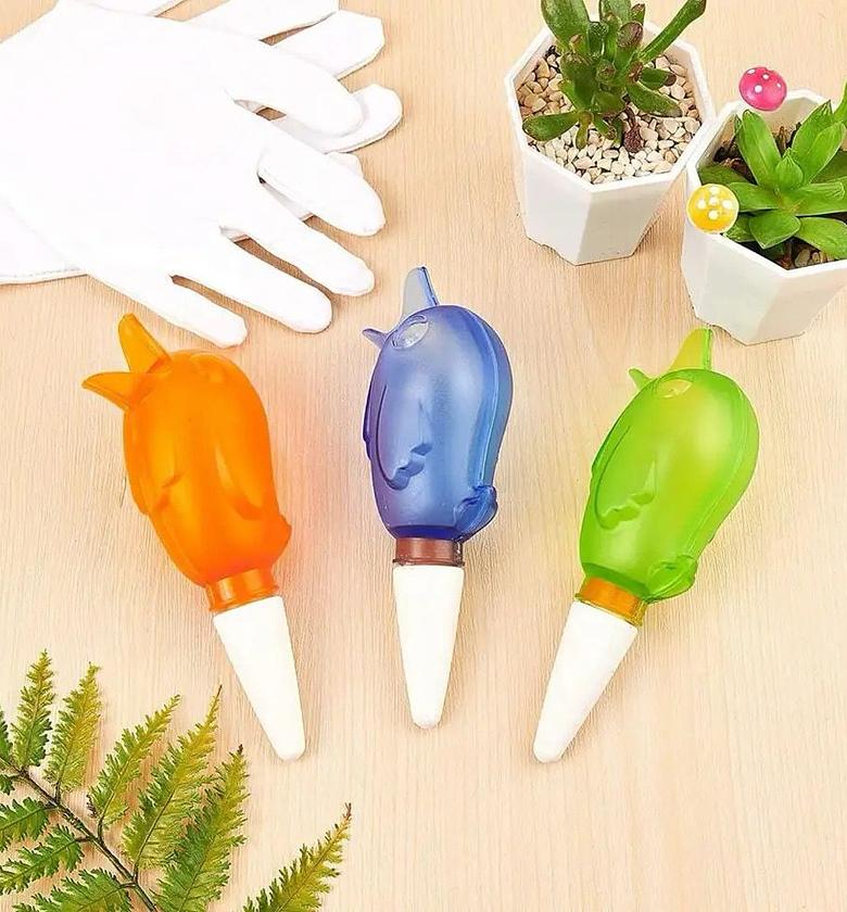 WATERING DRIP. Garden Automatic Watering Tool Cute Birds Indoor Drip  image