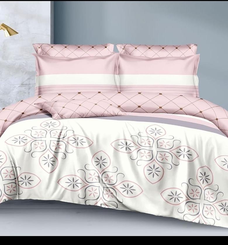 Cotton duvet one sheet two pillowcases image