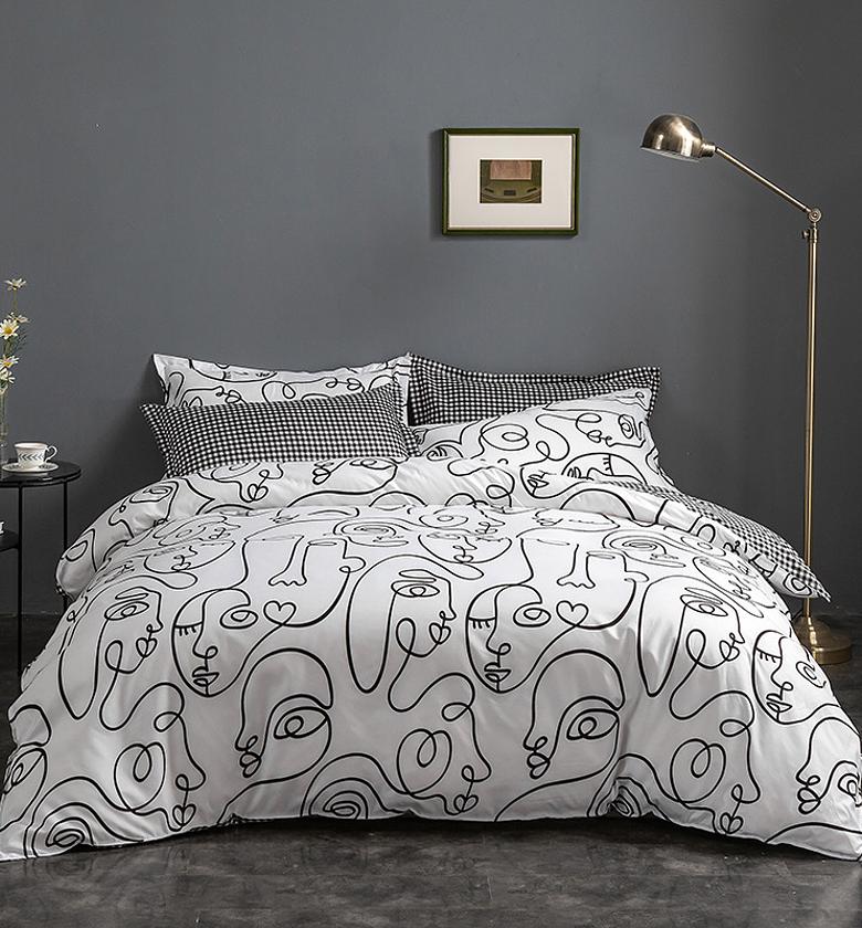 Abstract print duvet cover image