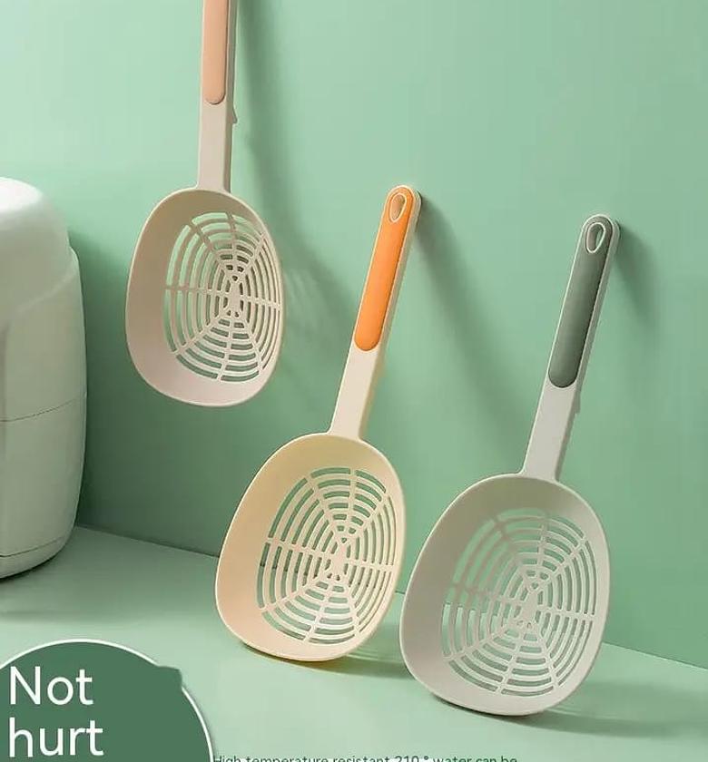 COLANDER. Large Colander for Noodle Dumpling Long Handle  image