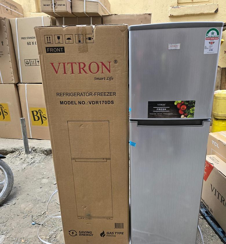 REFRIGERATOR. Vitron VDR170DS 170 Liters Double Door Fridge image