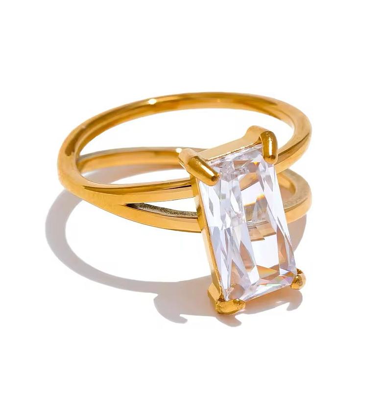 Gold coated Hypoallergenic ring image