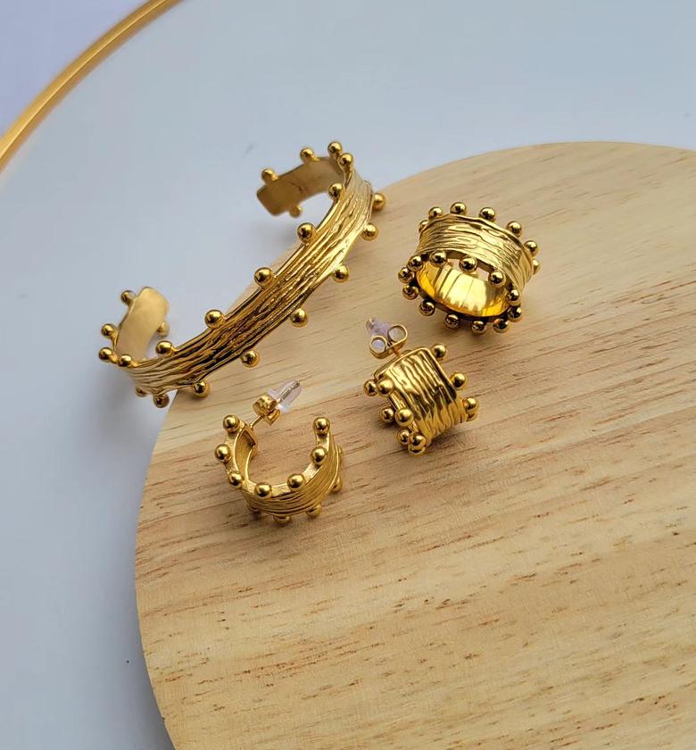 Stainless steel Bangles set image