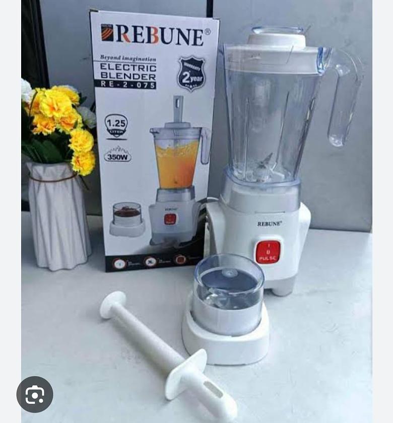 BLENDER. High Quality Commercial Rebune 2 in 1 unbreakable blender with grinder image