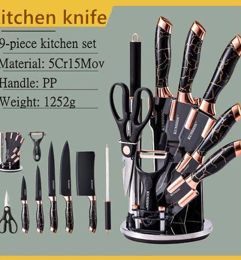 KNIFESET Marble Germany Steel knife Set  image