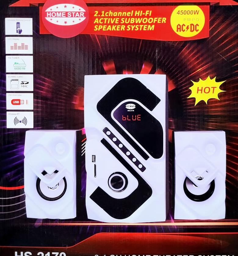 Ampex 2.1 HS-2170 Subwoofer With Bluetooth/USB/SD/FM image