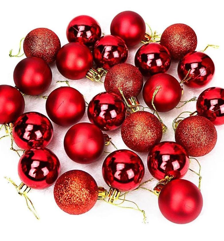24pc set christmas ball. image
