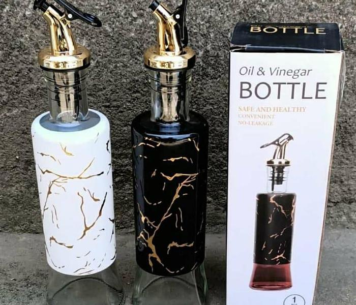 Glass Marble Oil/Vinegar Dispenser Bottle image