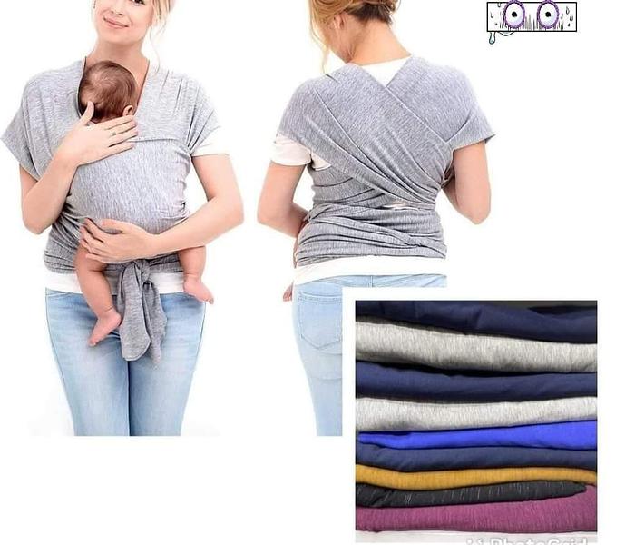 Baby Wrap Carrier Infant Sling Wrap Or Upendo Wrap image