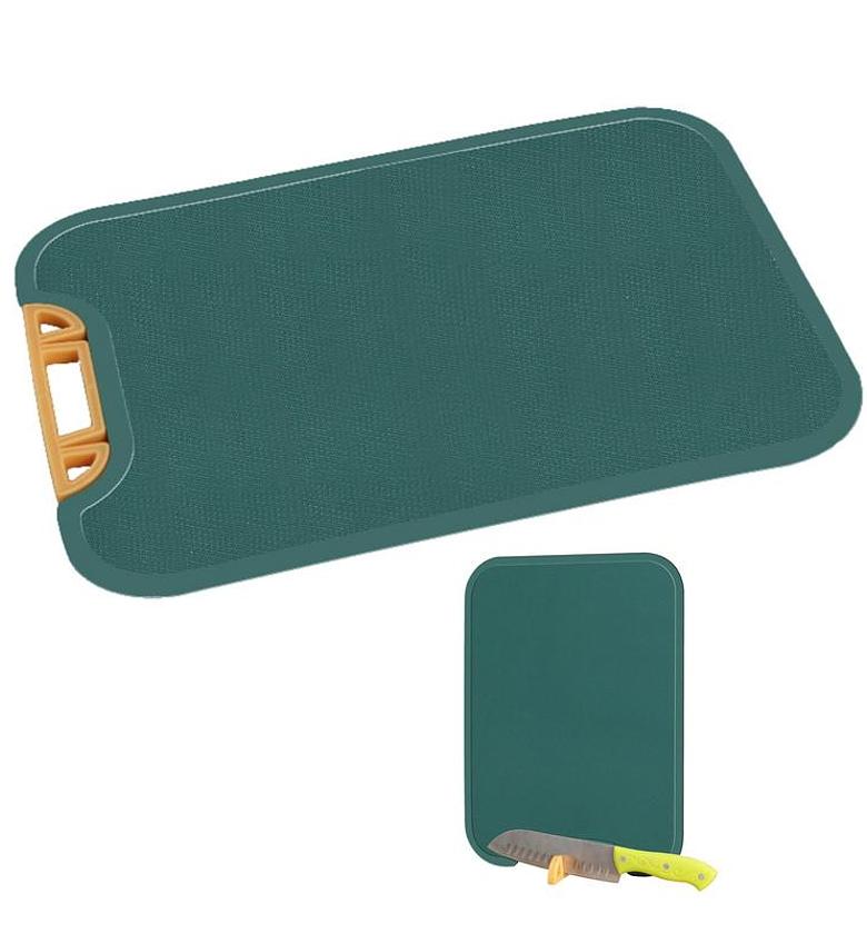 Cutting board for kitchen, scratch resistant flexible cutting boards for cooking, bpa free, double-sided non-slip nordic chopping board, dishwasher friendly image