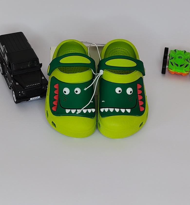 Green Dino Clogs image