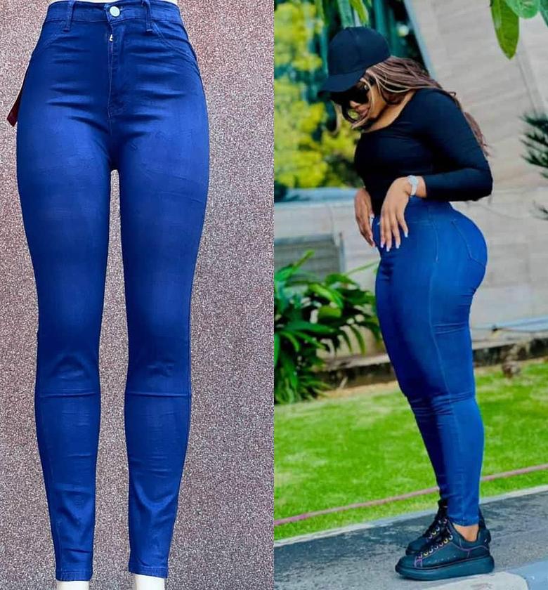 Ladies slim fit jeans image