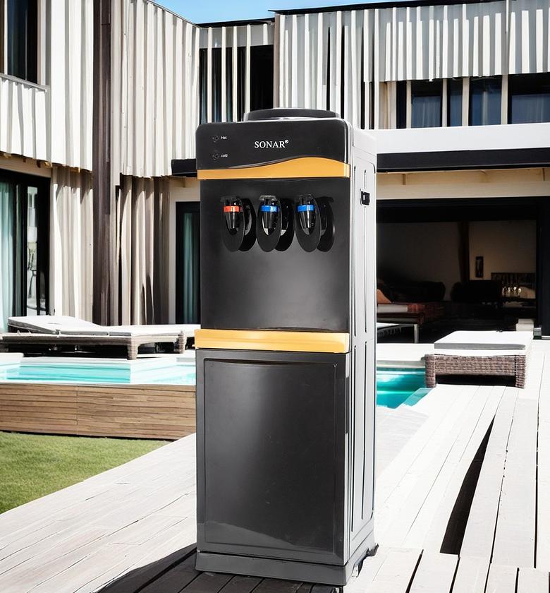 WATER DISPENSER. Sonar 3 taps hot, normal and cold dispenser image