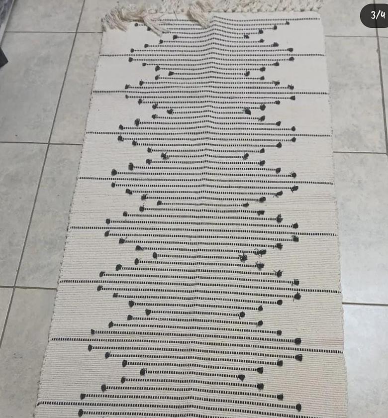 Bohemian Geometric Rugs with Tassles image