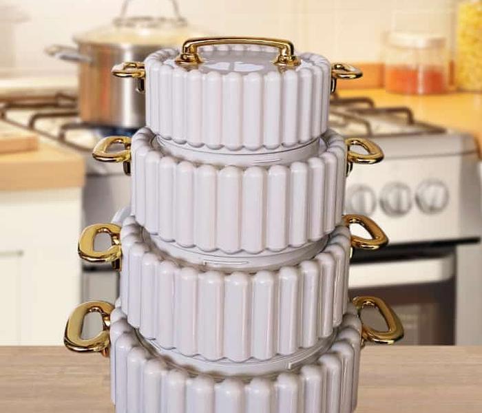 Gold star hotpots Set of 4pcs  image