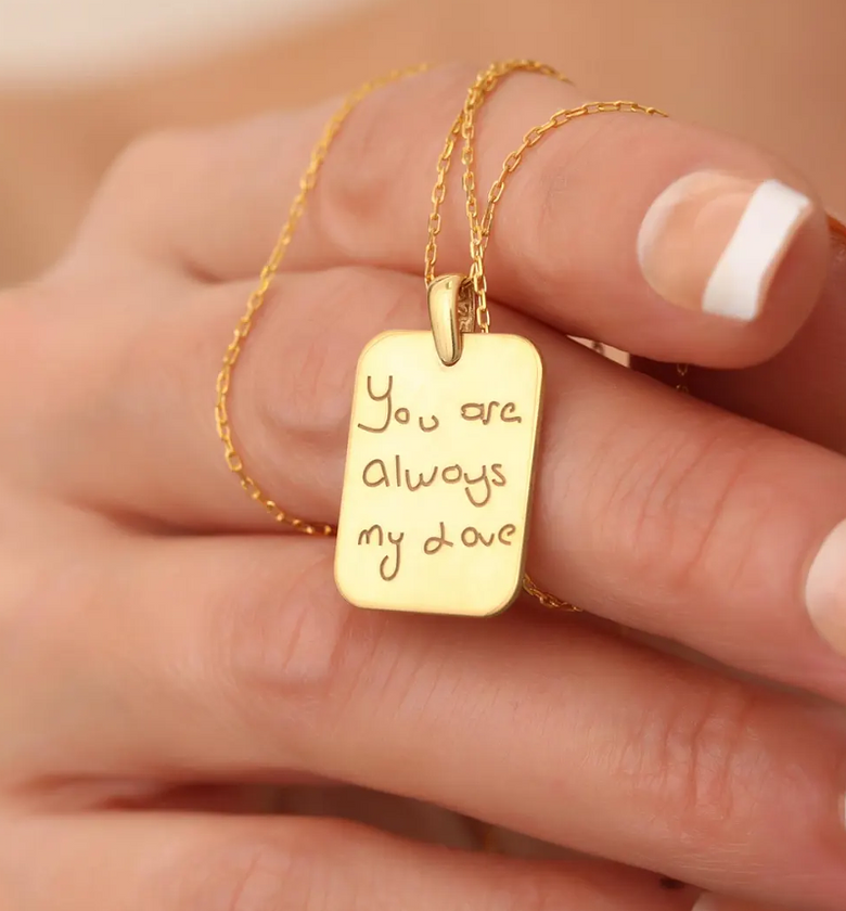 Custom Handwriting Necklace image