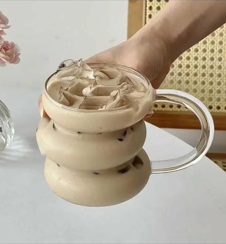 Irregular heat resistance mug. image