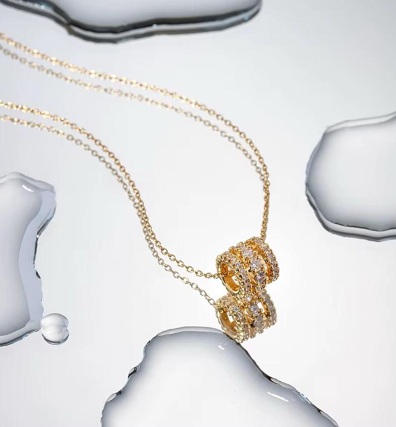 Hypoallergenic Necklace 18k Gold coated image