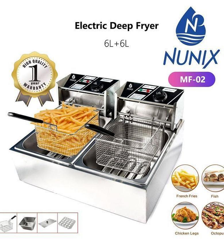 DEEP FRYER. 12 l nunix deep fryer image