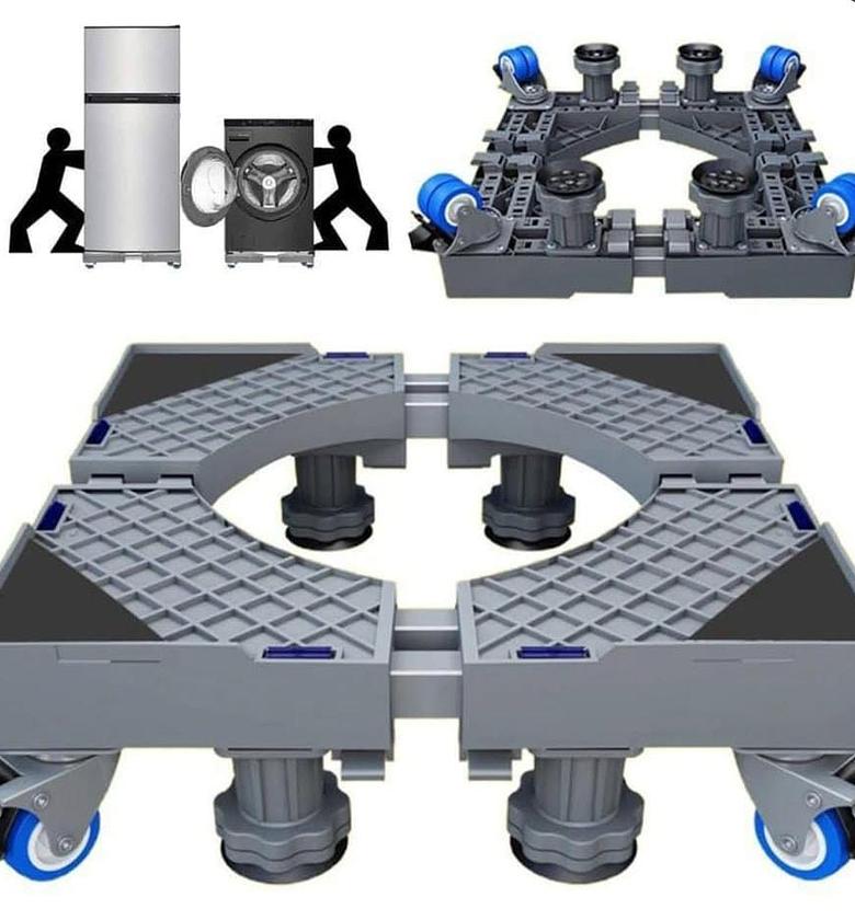 Heavy duty washing machine, fridge and cooker stand. image