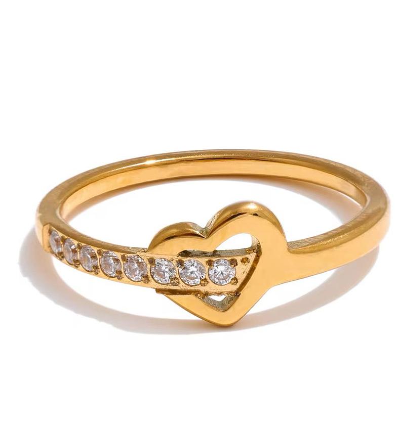 Gold coated Hypoallergenic ring image