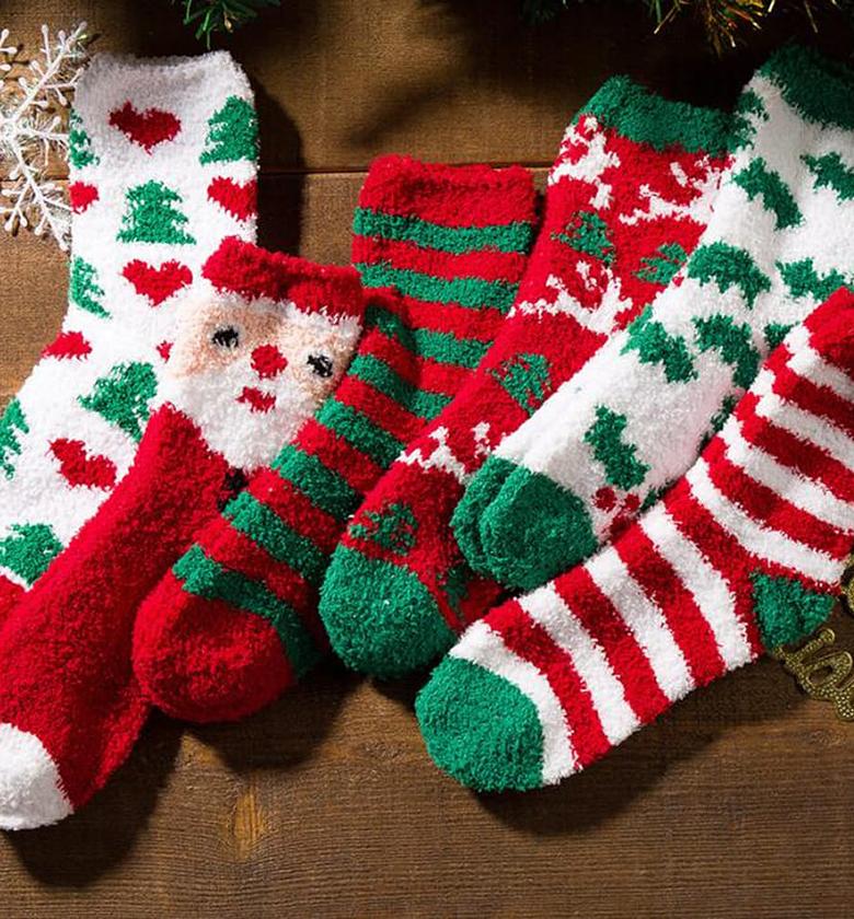 Christmas warm socks image