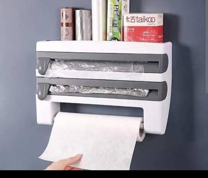 Tripple Paper Dispenser Cling Film, Aluminium Foil And Roll image