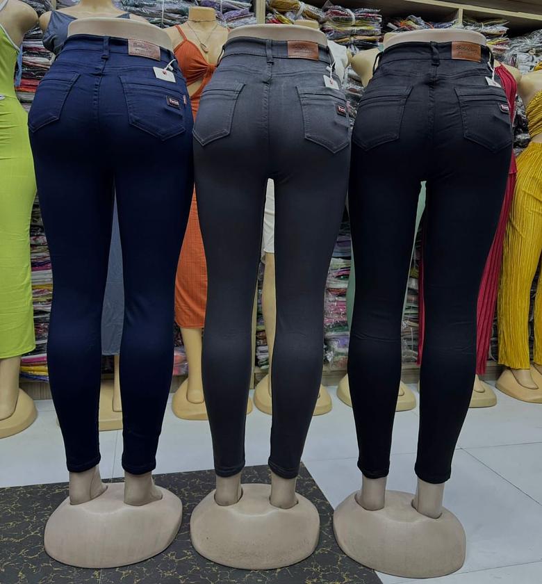 Ladies slim fit jeans image