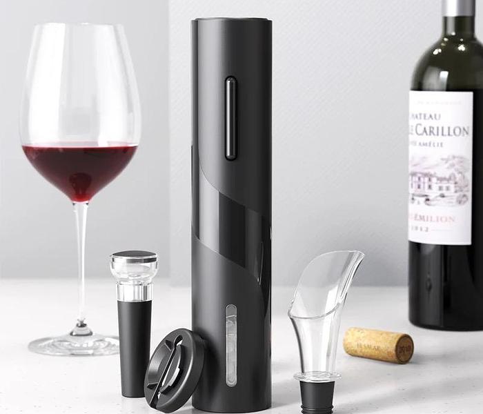 Wine Cork Opener Remover Set With Wine Stopper image