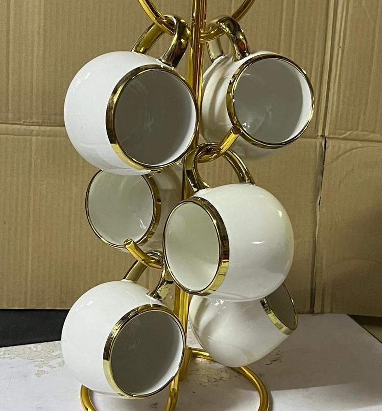 MUGS. 6 pcs ceramic mugs 30 cl image