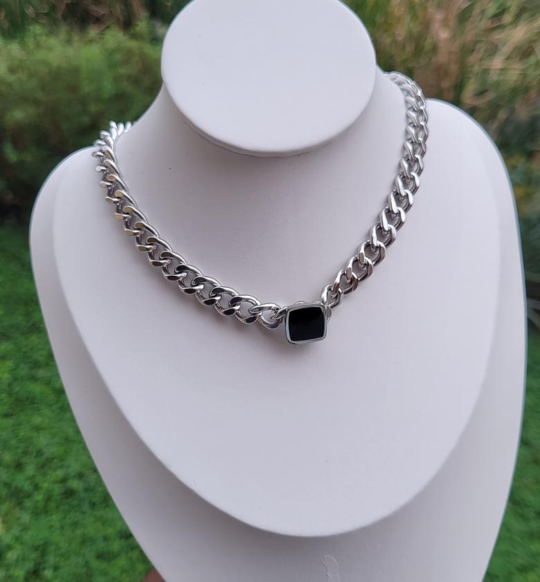 Silver choker  image