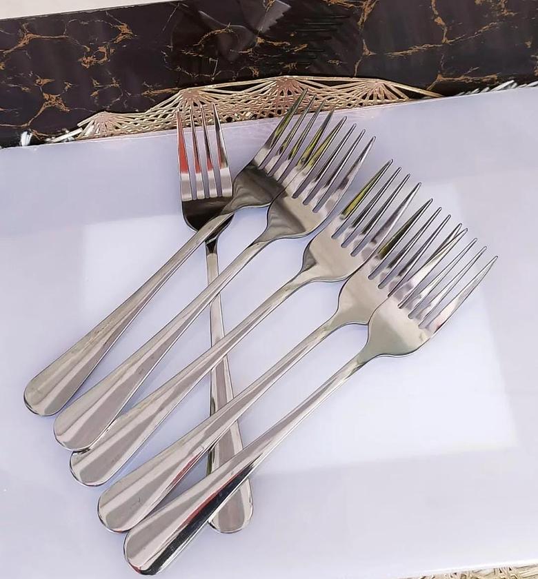 Heavy gauge stainless steel forks image