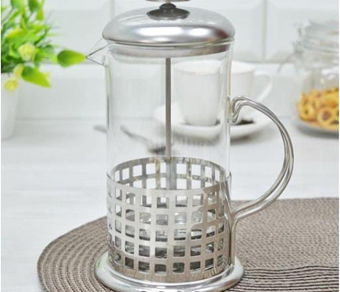 French press coffee/ tea maker stainless steel image